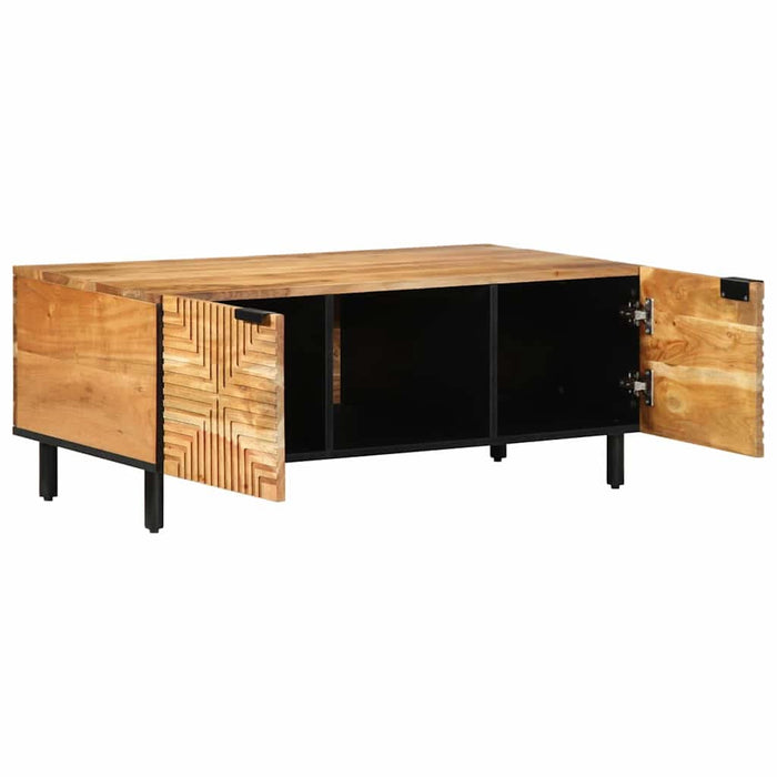 Masă de cafea Maro 100 x 54 x 40 cm lemn masiv de acacia - WALTI WALTI