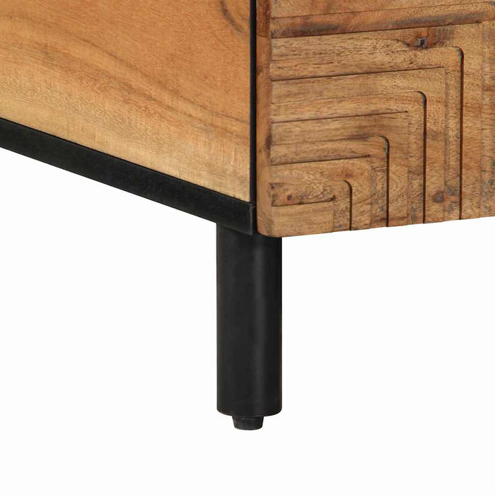 Masă de cafea Maro 80 x 54 x 40 cm lemn masiv de acacia - WALTI WALTI