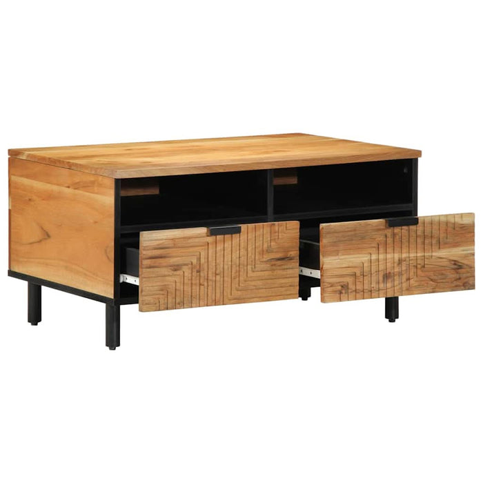 Masă de cafea Maro 80 x 54 x 40 cm lemn masiv de acacia - WALTI WALTI