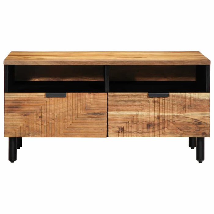 Masă de cafea Maro 80 x 54 x 40 cm lemn masiv de acacia - WALTI WALTI