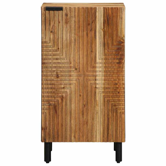 Bufet cu raft cu ușă Maro 40 x 33,5 x 75 cm Lemn de mango solid WALTI