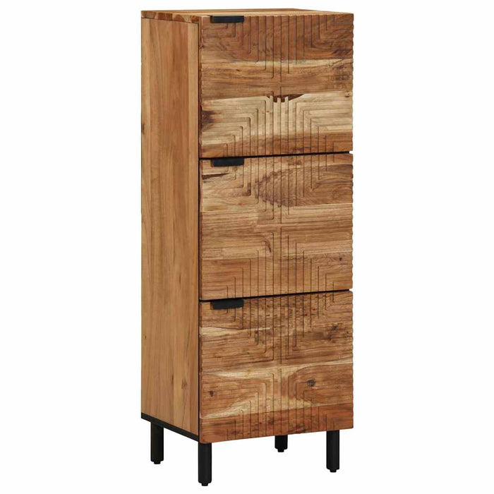 Bufet cu raft cu ușă Maro 40 x 33 x 110 cm Lemn de mango solid WALTI