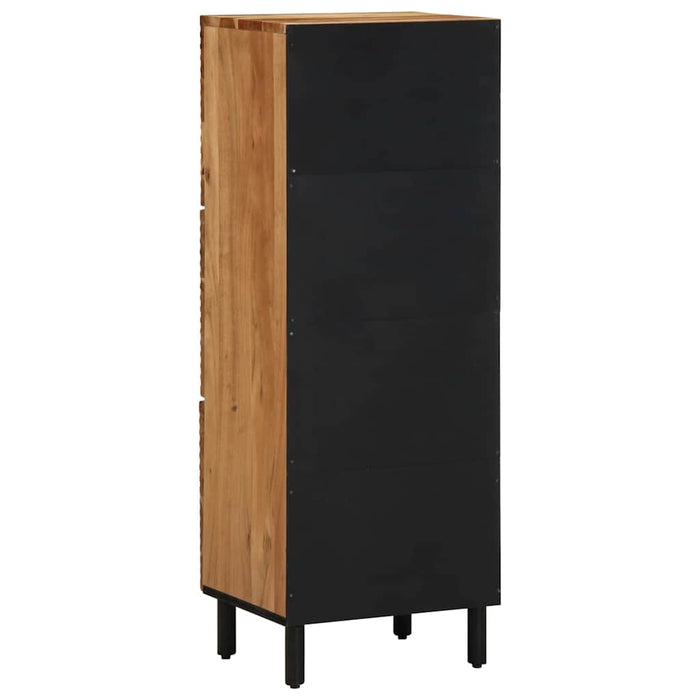 Bufet cu raft cu ușă Maro 40 x 33 x 110 cm Lemn de mango solid WALTI