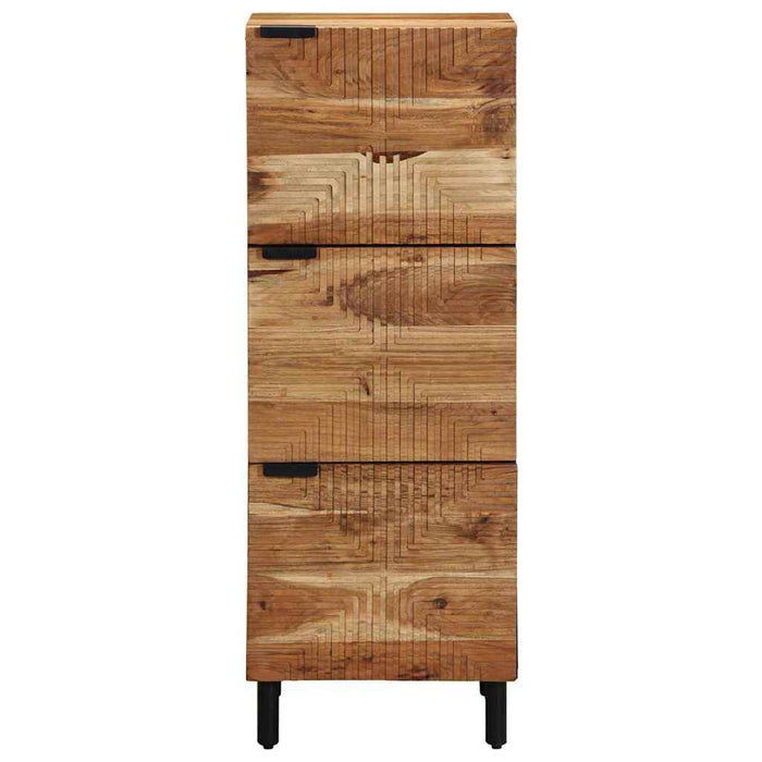 Bufet cu raft cu ușă Maro 40 x 33 x 110 cm Lemn de mango solid WALTI