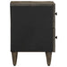 Noptiera gri deschis 40x33x46 cm lemn masiv de mango - WALTI WALTI