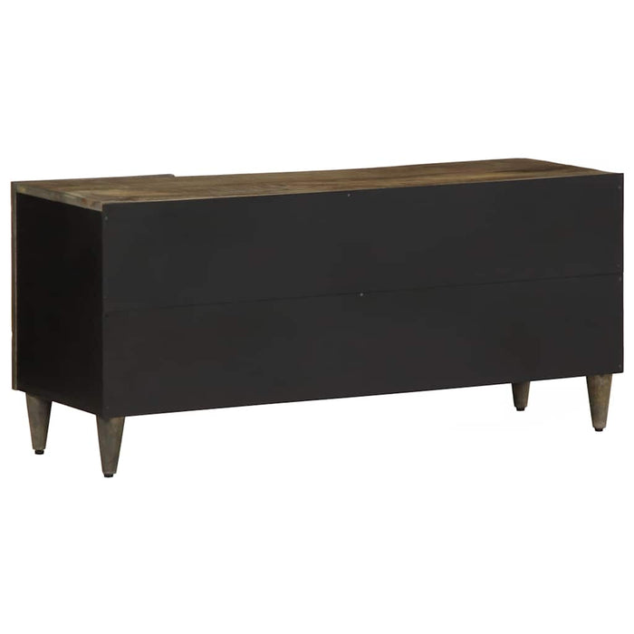Dulap TV Gri deschis 105x33,5x46 cm Lemn masiv Mango - WALTI WALTI