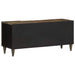 Dulap TV Gri deschis 105x33,5x46 cm Lemn masiv Mango - WALTI WALTI