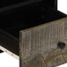 Dulap TV Gri deschis 70x33,5x46 cm Lemn masiv Mango - WALTI WALTI