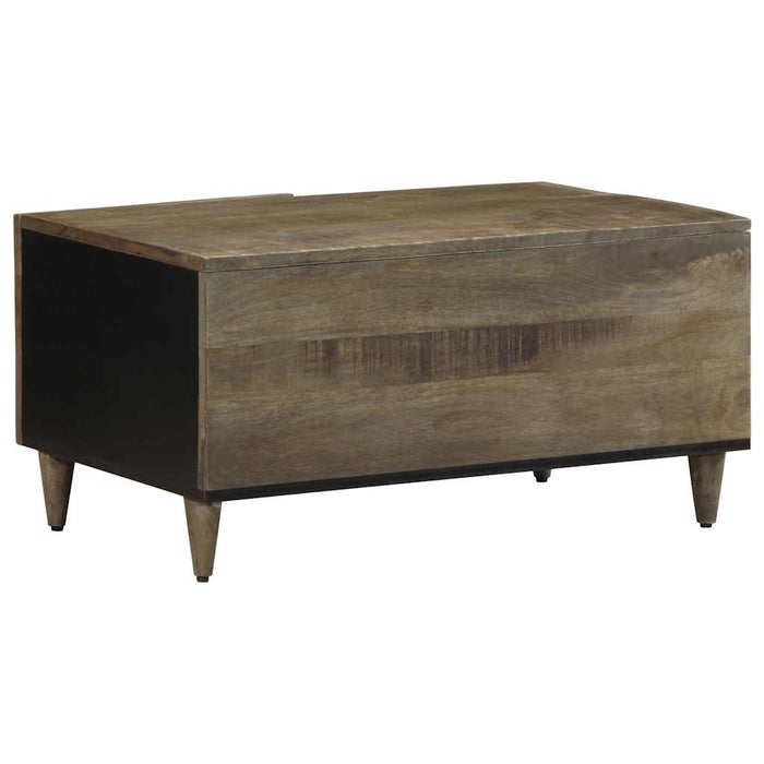 Masuta de cafea gri deschis 80x50x40 cm lemn masiv de mango - WALTI WALTI