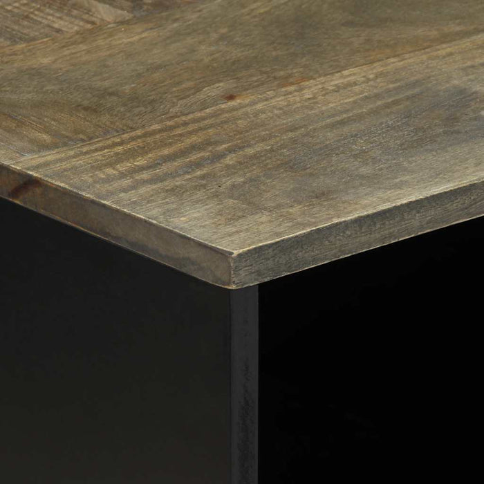 Masuta de cafea gri deschis 80x50x40 cm lemn masiv de mango - WALTI WALTI