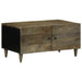 Masuta de cafea gri deschis 80x50x40 cm lemn masiv de mango - WALTI WALTI