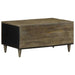 Masuta de cafea gri deschis 80x50x40 cm lemn masiv de mango - WALTI WALTI