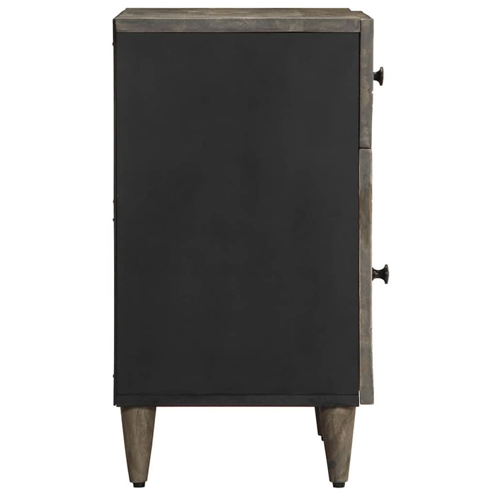 Noptiera gri deschis 50x33x60 cm lemn masiv de mango - WALTI WALTI