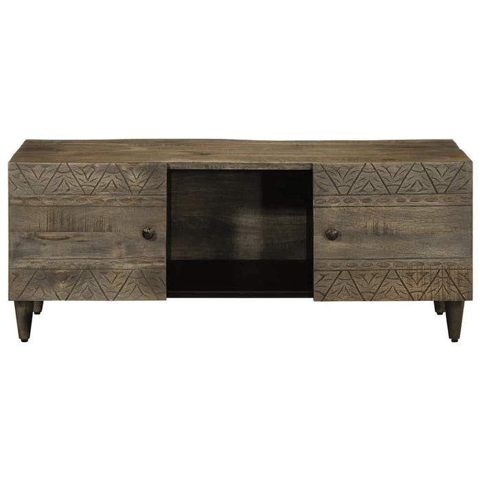 Masuta de cafea gri deschis 100x54x40 cm lemn masiv de mango - WALTI WALTI
