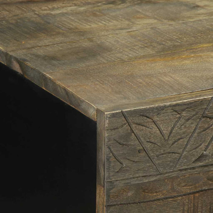 Masuta de cafea gri deschis 100x54x40 cm lemn masiv de mango - WALTI WALTI