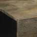 Masuta de cafea gri deschis 100x54x40 cm lemn masiv de mango - WALTI WALTI