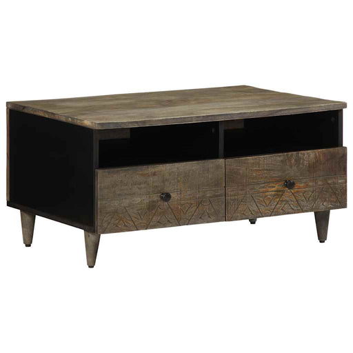 Masuta de cafea gri deschis 80x54x40 cm lemn masiv de mango - WALTI WALTI