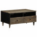 Masuta de cafea gri deschis 80x54x40 cm lemn masiv de mango - WALTI WALTI