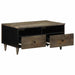 Masuta de cafea gri deschis 80x54x40 cm lemn masiv de mango - WALTI WALTI
