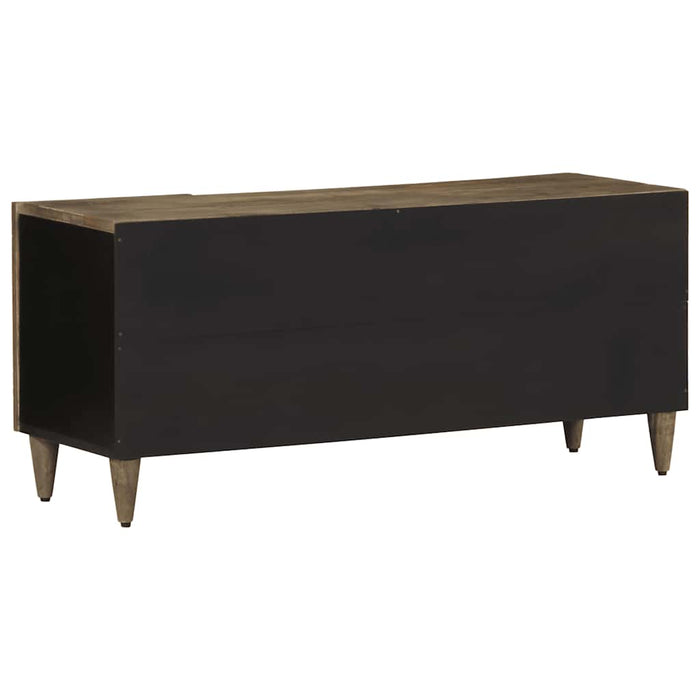 Dulap TV Gri deschis 105x33,5x46 cm Lemn masiv Mango - WALTI WALTI