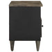 Dulap TV, negru, 80x33x46 cm, lemn masiv de mango - WALTI WALTI