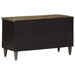 Dulap TV, negru, 80x33x46 cm, lemn masiv de mango - WALTI WALTI