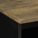 Dulap TV, negru, 80x33x46 cm, lemn masiv de mango - WALTI WALTI