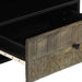 Dulap TV, negru, 80x33x46 cm, lemn masiv de mango - WALTI WALTI