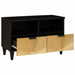 Cabinet TV Negru și Aur 70 x 33 x 46 cm Lemn masiv de mango - WALTI WALTI