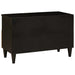 Cabinet TV Negru și Aur 70 x 33 x 46 cm Lemn masiv de mango - WALTI WALTI