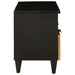 Cabinet TV Negru și Aur 70 x 33 x 46 cm Lemn masiv de mango - WALTI WALTI