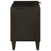 Cabinet TV Negru și Aur 80 x 33 x 46 cm Lemn masiv de mango - WALTI WALTI