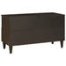 Cabinet TV Negru și Aur 80 x 33 x 46 cm Lemn masiv de mango - WALTI WALTI