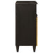 Bufet cu raft Negru și Aur 60 x 33 x 75 cm Lemn de mango solid - WALTI WALTI