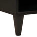 Dulap lateral cu depozitare Negru și Aur 80 x 33.5 x 75 cm - WALTI WALTI
