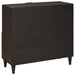 Dulap lateral cu depozitare Negru și Aur 80 x 33.5 x 75 cm - WALTI WALTI