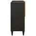 Dulap lateral cu depozitare Negru și Aur 80 x 33.5 x 75 cm - WALTI WALTI