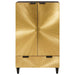 Dulap lateral cu sertar cu ușă Negru și Aur 60 x 33.5 x 100 cm - WALTI WALTI