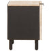Dulap de noapte Alb 40 x 33 x 46 cm Lemn de mango solid - WALTI WALTI