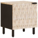 Dulap de noapte 2 pcs Alb 40 x 33 x 46 cm Lemn de mango solid - WALTI WALTI