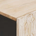 Dulap de noapte Alb 40 x 33 x 46 cm Lemn de mango solid - WALTI WALTI