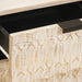 Dulap de noapte Alb 40 x 33 x 46 cm Lemn de mango solid - WALTI WALTI