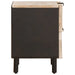 Dulap de noapte Alb 40 x 33 x 46 cm Lemn de mango solid - WALTI WALTI