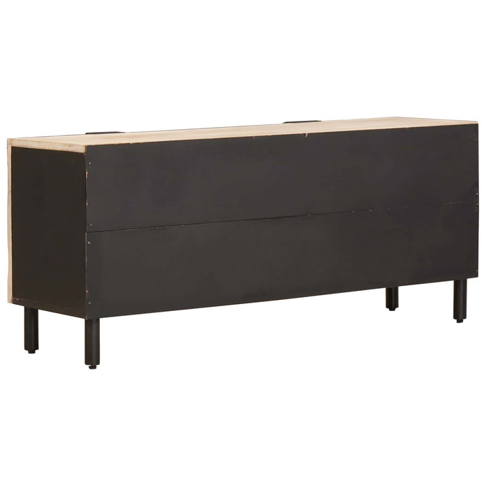 Cabinet TV cu raft cu ușă Finisaj Alb Spălat 105 x 33 x 46 cm - WALTI WALTI
