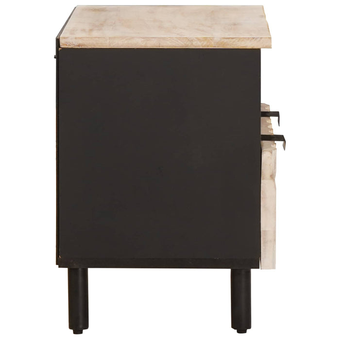 Cabinet TV cu sertar cu raft Finisaj Alb Spălat 70 x 33 x 46 cm - WALTI WALTI