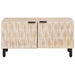 Masă de cafea Alb 80 x 50 x 40 cm Lemn de mango solid - WALTI WALTI