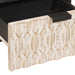 Dulap de noapte Alb 40 x 33 x 46 cm Lemn de mango solid - WALTI WALTI
