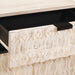 Dulap de noapte Alb 50 x 33 x 60 cm Lemn de mango solid - WALTI WALTI