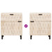 Dulap de noapte Alb 50 x 33 x 60 cm Lemn de mango solid - WALTI WALTI