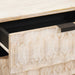 Dulap de noapte Alb 50 x 33 x 62 cm Lemn de mango solid - WALTI WALTI